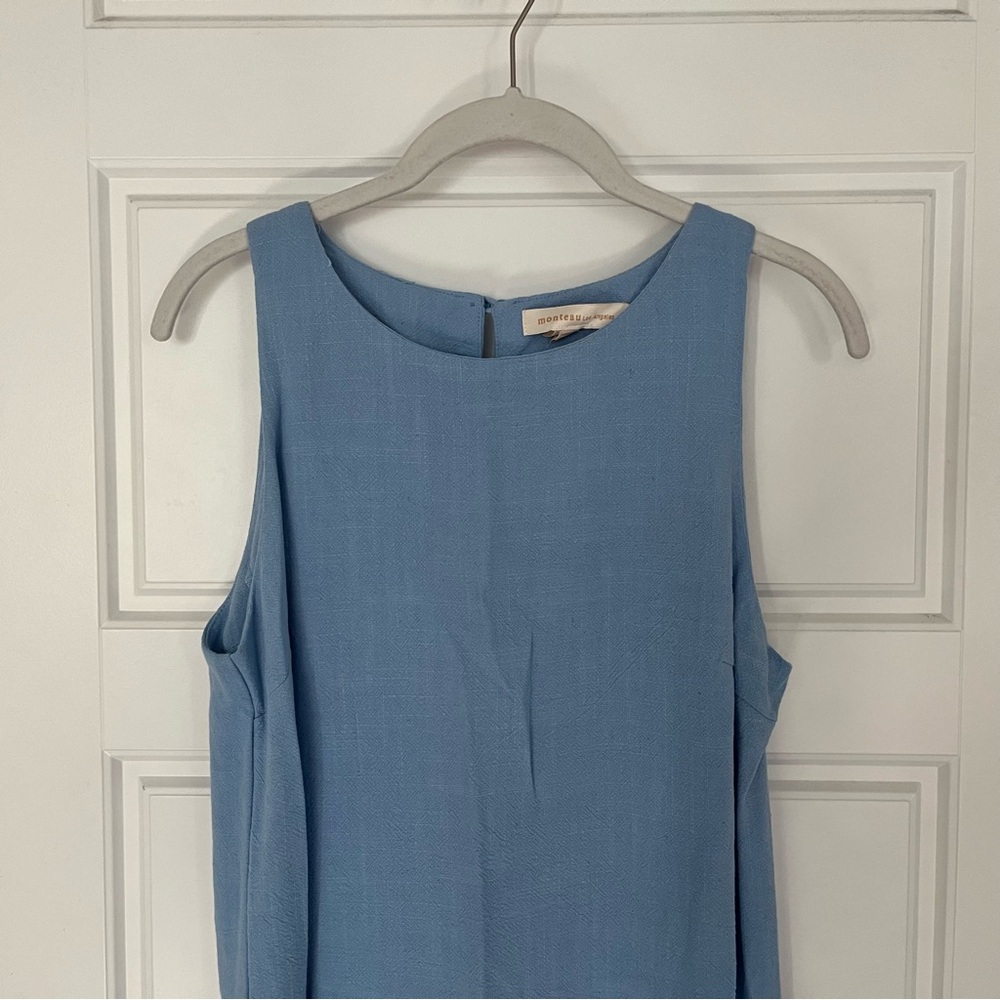Monteau Los Angeles Blue Dress | M - Picture 2 of 6